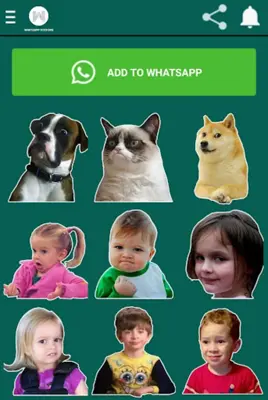 WaStickers - Funny Memes android App screenshot 2